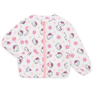 Hello Kitty Floral Print Toddler Girls Quilted Jacket - 5T